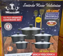 Set de Ollas Acero Inoxidable Germanhof 12Pc - ECOMARKPERU