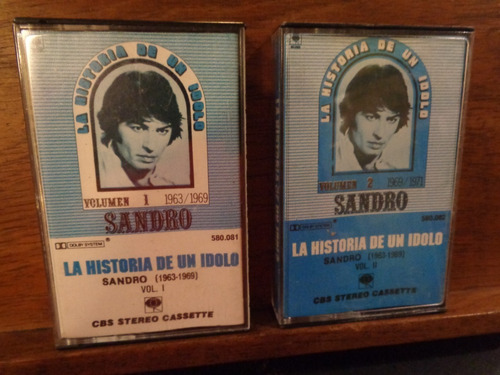 Sandro La Historia De Un Idolo Vol. 1 Y 2 Cassette Pop