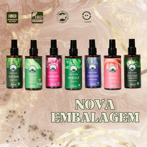 Hidrolato Bioessencia ( Kit Com Os 6 Tipos)