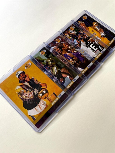 Kobe Bryant Los Lakers Nba Set 5 Campeonatos Tarjetas