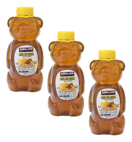 Kirkland Signature Miel De Abeja 3 Pzas De 680 G