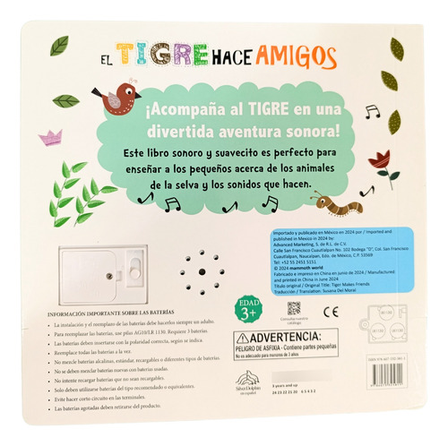 Combo 2 Libros Infantiles 5 Sonidos Botones De Silicona
