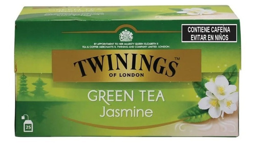 Té Verde Twinings Con Aroma A Jazmín 25 Sobres De 1.8 G C/u