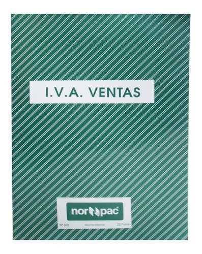 Oferta Libreria  Iva Ventas Norpac 23 Folios Nº 505 $
