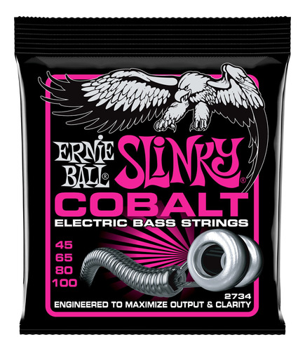 Encordoamento Baixo 4c 045 Ernie Ball Slinky Cobalt 2734
