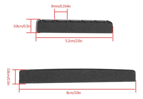 Guitar Nut And Saddle,ebony Nut And Saddle For Classical ...