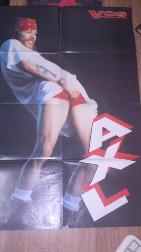 Axl Rose Guns N Roses Poster De Revista Vos