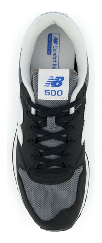 Imagen 4 de 5 de Zapatilla New Balance Hombre 500 Negro Gris