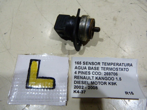 Sensor Temperatura Agua Base Termostato Renault