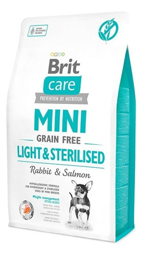 Brit Care Mini Light & Sterilised Rabbit & Salmon 7kg