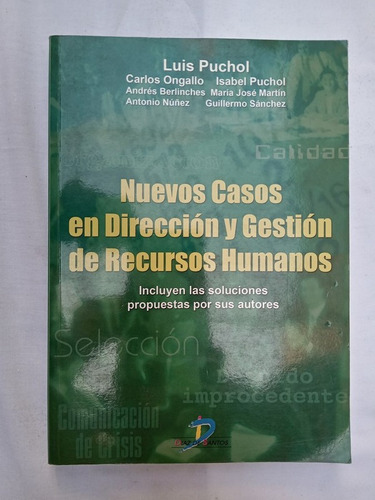 Nuevos Casos En Dirección Y Gestión Recursos Humanos Puchol