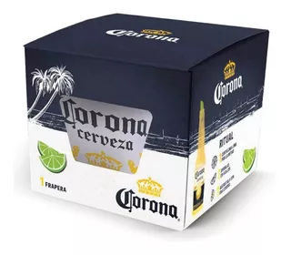 Frapera De Hielo Cerveza Corona Balde De Metal C Destapador