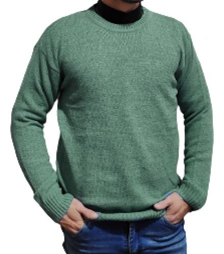 Sweater Cuello Redondo Melange