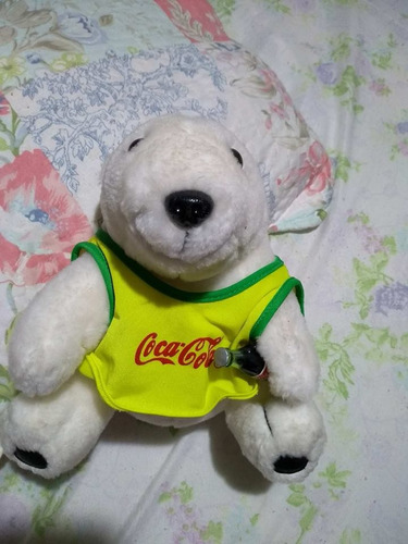 Urso Polar Pelucia Promoção Coca Cola Original Olimpico