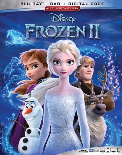 Blu-ray + Dvd Frozen 2