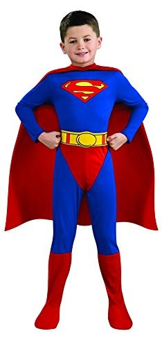 Disfraz Para Niño Superman Talla 12 Años Hallowen