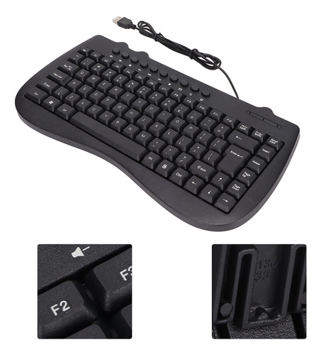 Teclado De 95 Teclas Con Cable, Mini Interfaz Usb De Escrito