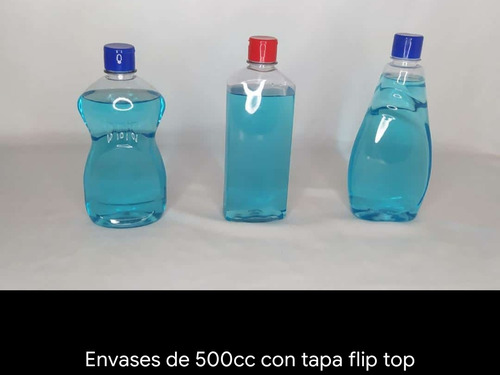 Envase Pet Transparente De 500ml Edial Para Jabón Líquido 