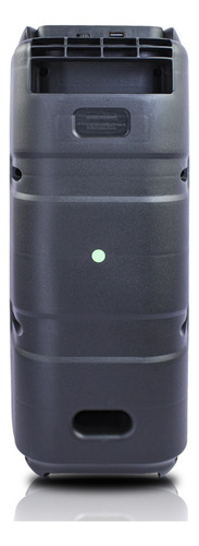 Parlante Inalámbrico Bluetooth 2 X 4 Con 5 Modos De Luz Rgb Negro