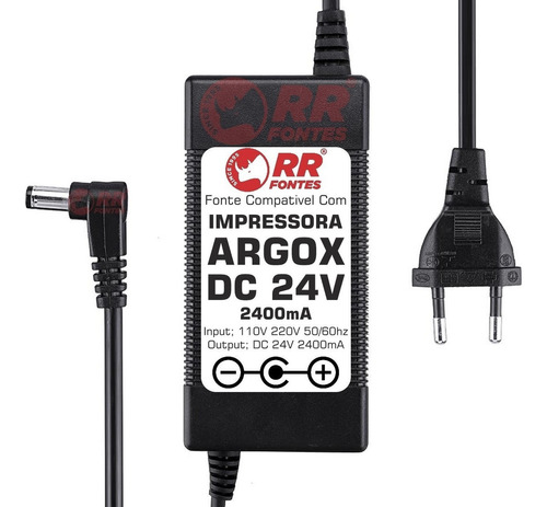 Fonte 24v Para Impressora De Etiquetas Argox O4-250 Os-2140