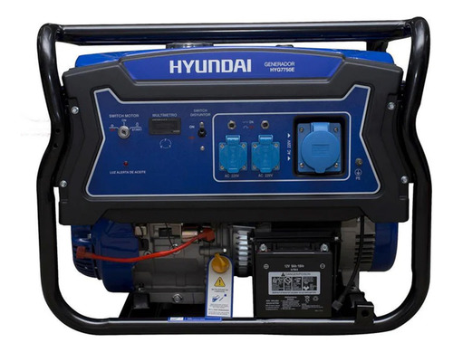 Generador Eléctrico A Gasolina 2800w Partida Eléctrica Hyund