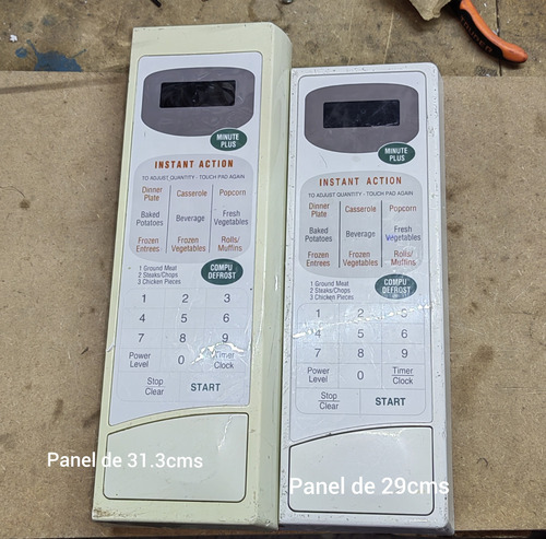 Teclado Completo Para Horno De Microondas Sharp Modelo (x) (Usado)
