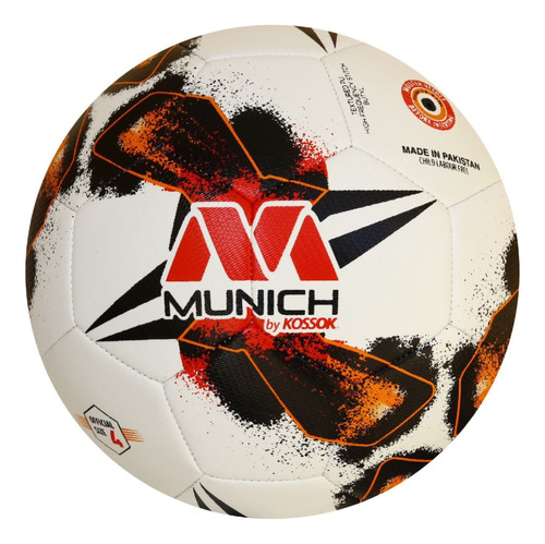 Pelota Futbol Once Munich Flash N° 4 Color Blanco