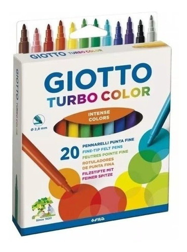 Marcadores Giotto Turbo Color X20 - Woopy