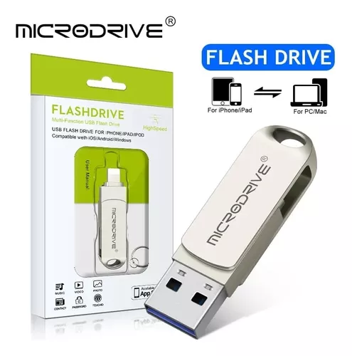 Memoria Pendrive Para iPhone iPad - 256gb Usb 3.0 Llavero