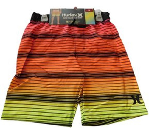 Short Ropa De Baño Bodyshort Para Niño Hurley Multicolor