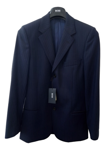 Hugo Boss Saco Einstein Nuevo Original Azul Rayas, No Gucci