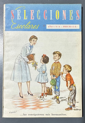 Revista Selecciones Escolares Nº 0 Noviembre De 1959