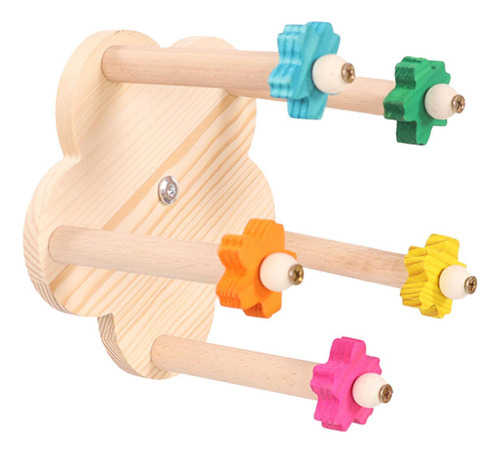 Juguete De Percha Giratoria Para Pájaros, Accesorio Para