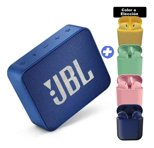 Parlante Portátil Bluetooth Jbl Go 2 + Auric Inalambric Bde