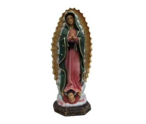 Estatua Virgen De Guadalupe De 40 Cm  Realizada En Yeso
