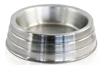 Comprar L.F Comedouro Médio Comedouro Vasilha De Alumínio Pesado Ração Água Médio 1500 mL Cor Prateado