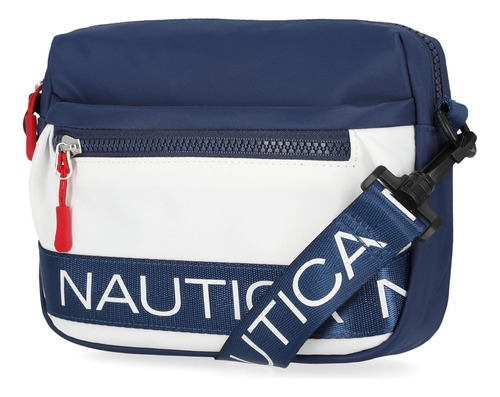 Bonita Bolsa Crossbody Náutica Ajustable De Lado