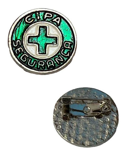 Broche, Bótton, Pin 20mm - Cipa Segurança - Epi