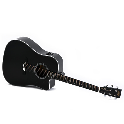 Guitarra Electroacustica Sigma Guitars Dmc-1ste Bk Envio