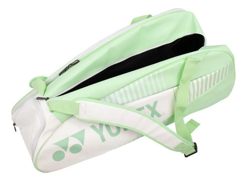 Bolso Raquetero Yonex Active Racquet Bag 6 Raquetas -olivos Color Active Raquet - White / Green
