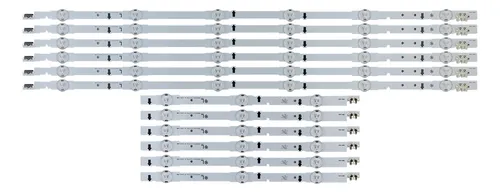 comprar Kit 12 Barras Led Compatível Com Tv Un48j5300 Un48j5500