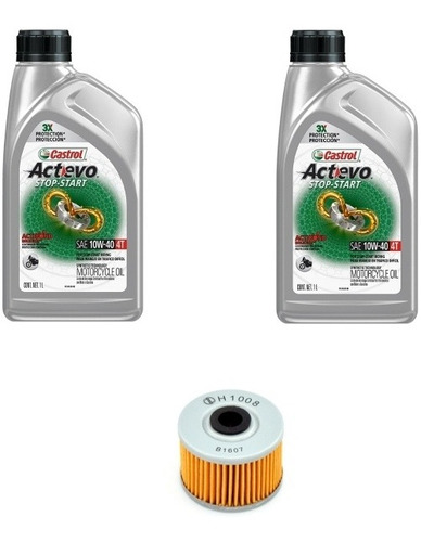 Kit Aceite + Filtro Honda Crf 250l / Crf 300l - 2l + Filtro