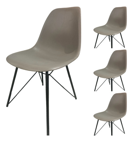 Silla Eames Metal Leg New Design Outlet