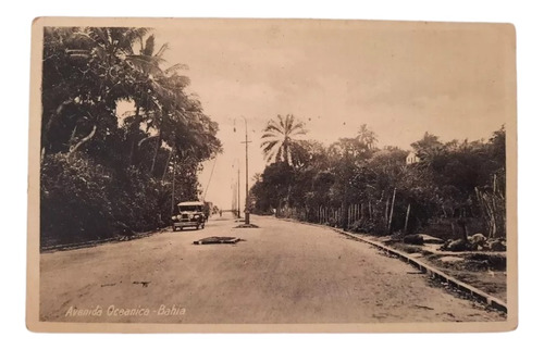 Cartão Postal Avenida Oceanica Salvador Bahia Déc 40 114
