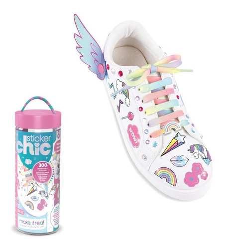 Sticker Chic Decora Tus Zapatos Make It Real Niña Juguete