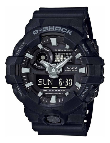 Reloj Casio G-shock Ga700-1b Genuino + Como Detectar Falsos