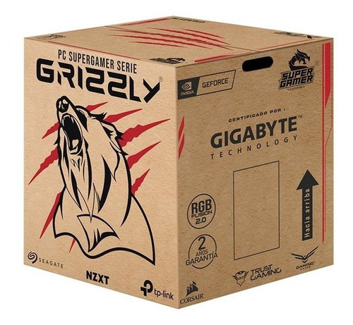 Imagen 9 de 9 de Pc Supergamer Grizzly Teal Geforce Rtx3060 I5 16gb 1tb+256gb