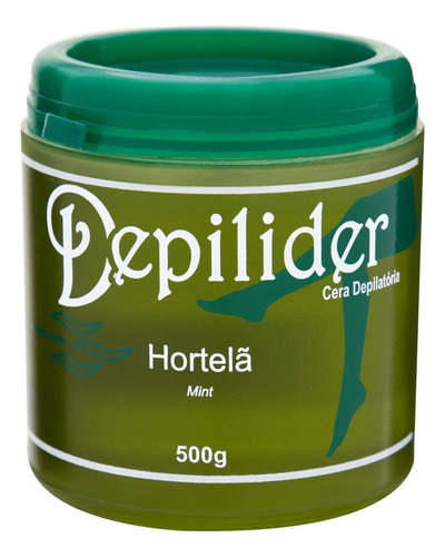 Cera Depilatória Quente Hortelã Depilider 500g