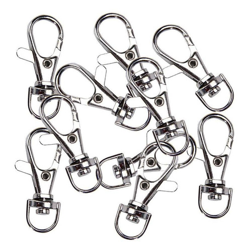 10 Piezas Corchetes Giratorios Lanyard Snap Hook Langosta