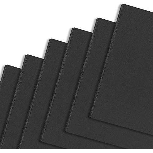 Mat Board Center Paquete De 10 316 Black Foam Core Backing B